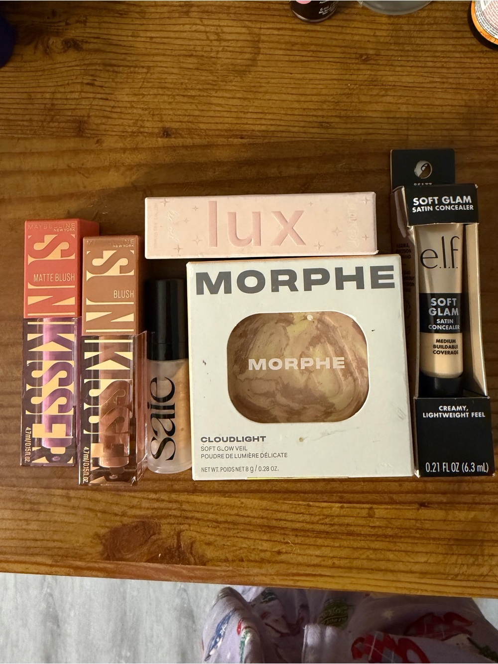 Makeup bundle: Morphe, ELF, Maybelline, Saie, and ColourPop